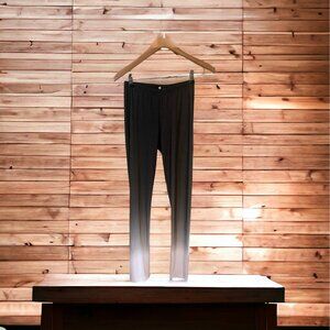 Womens Leggings Small Black White Umbre Gradient USA
